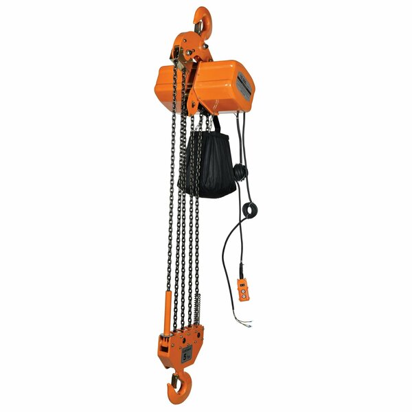 Vestil Econ Chain Hoist, Container, 10K, 1 Phase H-10000-1